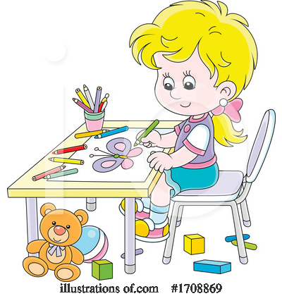 Colored Pencils Clipart #1708869 by Alex Bannykh