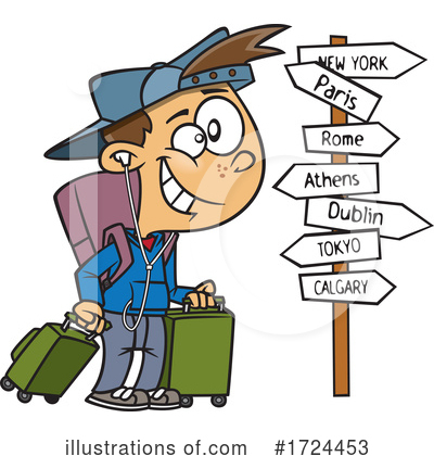 Traveling Clipart #1724453 by toonaday