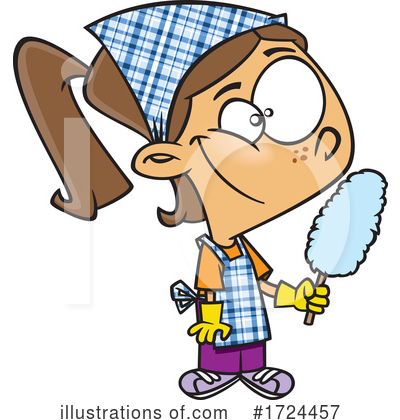 Housekeeping Clipart #1724457 by toonaday