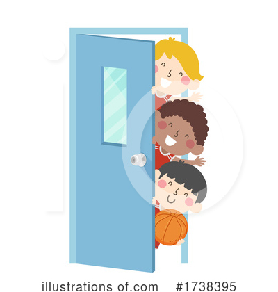 Door Clipart #1738395 by BNP Design Studio