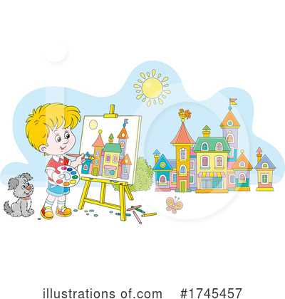 Royalty-Free (RF) Children Clipart Illustration by Alex Bannykh - Stock Sample #1745457
