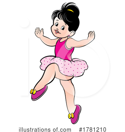 Little Girl Clipart #1781210 by Lal Perera