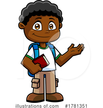 School Boy Clipart #1781351 by Hit Toon