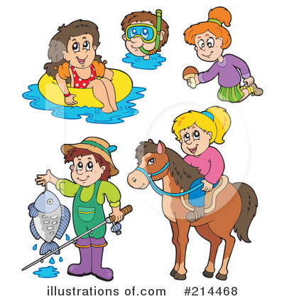 Royalty-Free (RF) Children Clipart Illustration by visekart - Stock Sample #214468