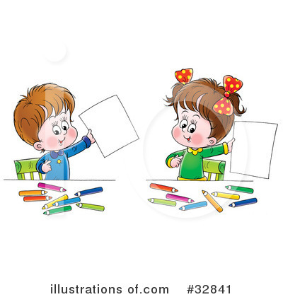 Royalty-Free (RF) Children Clipart Illustration by Alex Bannykh - Stock Sample #32841