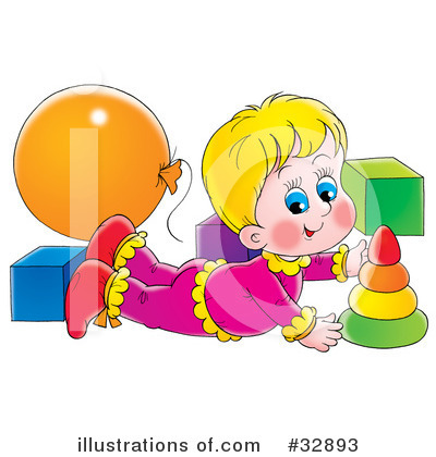 Baby Nursery Clipart #32893 by Alex Bannykh