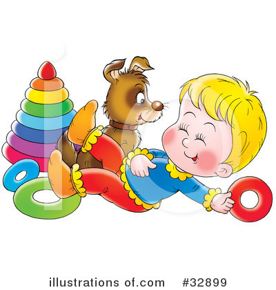Royalty-Free (RF) Children Clipart Illustration by Alex Bannykh - Stock Sample #32899