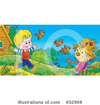 Royalty-Free (RF) Children Clipart Illustration by Alex Bannykh - Stock Sample #32906