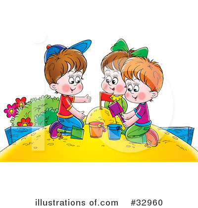 Royalty-Free (RF) Children Clipart Illustration by Alex Bannykh - Stock Sample #32960