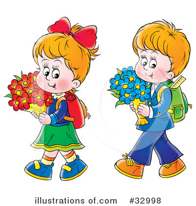 Royalty-Free (RF) Children Clipart Illustration by Alex Bannykh - Stock Sample #32998