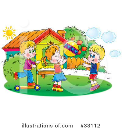Royalty-Free (RF) Children Clipart Illustration by Alex Bannykh - Stock Sample #33112