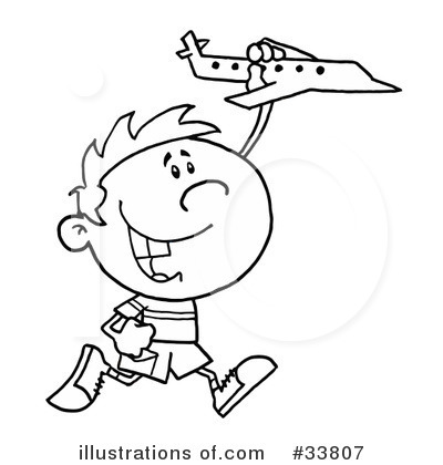 Airplane Clipart #33807 by Hit Toon