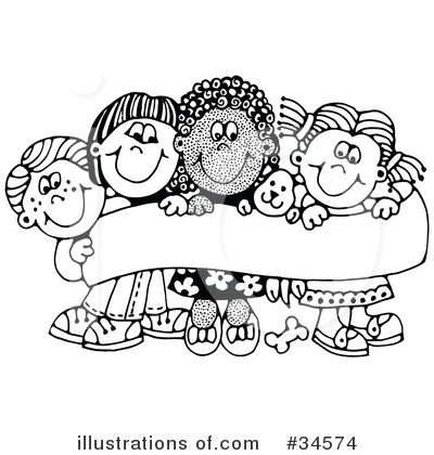 Royalty-Free (RF) Children Clipart Illustration by C Charley-Franzwa - Stock Sample #34574