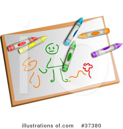 Royalty-Free (RF) Childs Drawing Clipart Illustration by Prawny - Stock Sample #37380