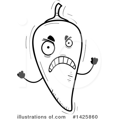 Royalty-Free (RF) Chile Pepper Clipart Illustration by Cory Thoman - Stock Sample #1425860