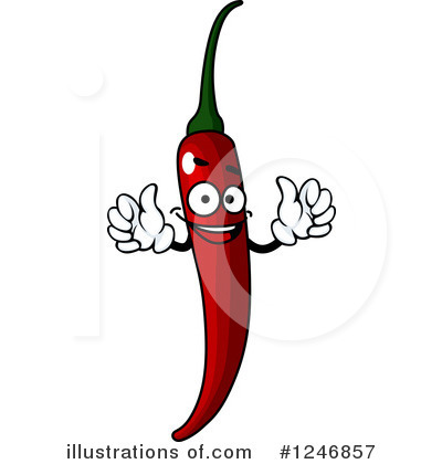 Royalty-Free (RF) Chili Clipart Illustration by Vector Tradition SM - Stock Sample #1246857