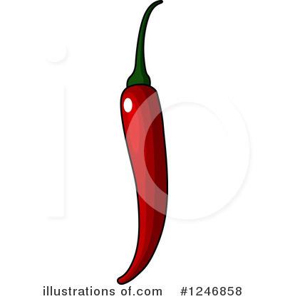 Royalty-Free (RF) Chili Clipart Illustration by Vector Tradition SM - Stock Sample #1246858