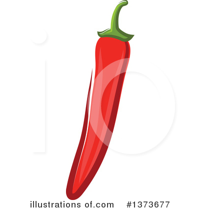 Royalty-Free (RF) Chili Clipart Illustration by Vector Tradition SM - Stock Sample #1373677