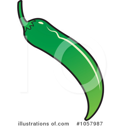 Royalty-Free (RF) Chili Pepper Clipart Illustration by Lal Perera - Stock Sample #1057987