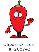 Chili Pepper Clipart #1208743 by Cory Thoman