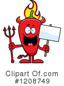 Chili Pepper Clipart #1208749 by Cory Thoman