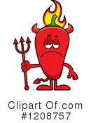 Chili Pepper Clipart #1208757 by Cory Thoman
