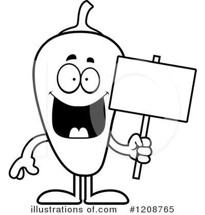 Royalty-Free (RF) Chili Pepper Clipart Illustration by Cory Thoman - Stock Sample #1208765