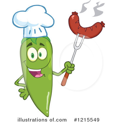Chili Peppers Clipart #1215549 by Hit Toon