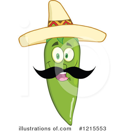 Chili Peppers Clipart #1215553 by Hit Toon