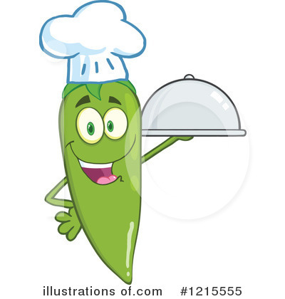 Royalty-Free (RF) Chili Pepper Clipart Illustration by Hit Toon - Stock Sample #1215555