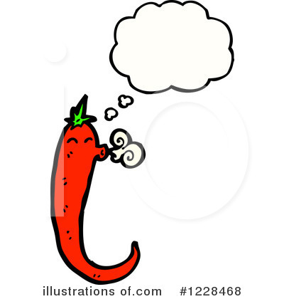 Royalty-Free (RF) Chili Pepper Clipart Illustration by lineartestpilot - Stock Sample #1228468