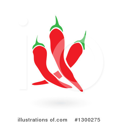 Royalty-Free (RF) Chili Pepper Clipart Illustration by Arena Creative - Stock Sample #1300275