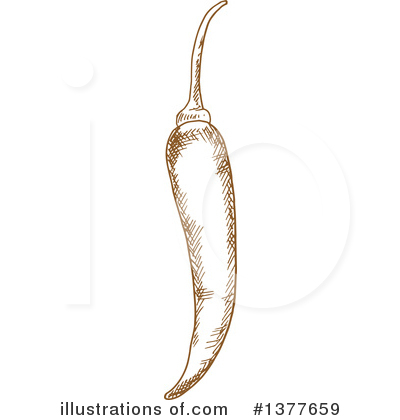 Royalty-Free (RF) Chili Pepper Clipart Illustration by Vector Tradition SM - Stock Sample #1377659