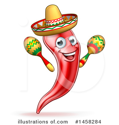 Royalty-Free (RF) Chili Pepper Clipart Illustration by AtStockIllustration - Stock Sample #1458284