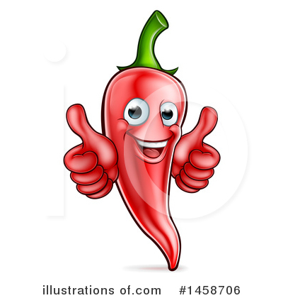 Royalty-Free (RF) Chili Pepper Clipart Illustration by AtStockIllustration - Stock Sample #1458706