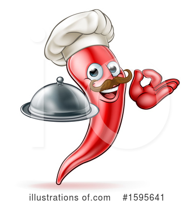 Chile Pepper Clipart #1595641 by AtStockIllustration