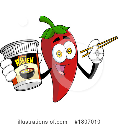 Red Chili Pepper Clipart #1807010 by Hit Toon