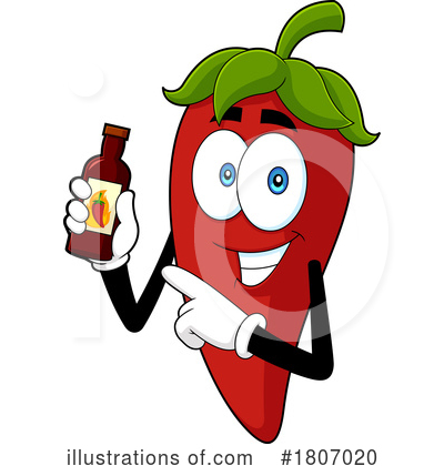 Hot Pepper Clipart #1807020 by Hit Toon