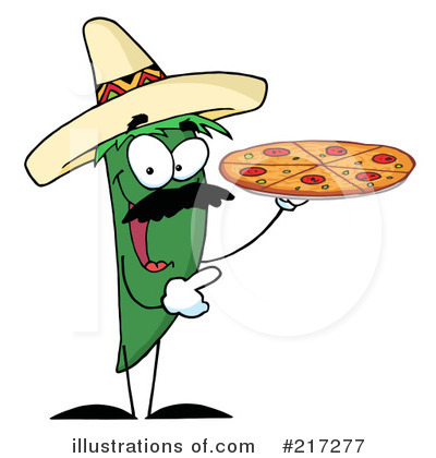Pizza Clipart #217277 by Hit Toon