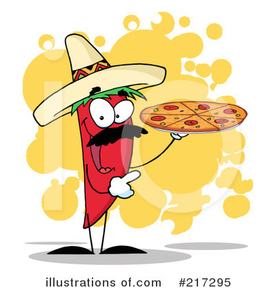 Royalty-Free (RF) Chili Pepper Clipart Illustration by Hit Toon - Stock Sample #217295