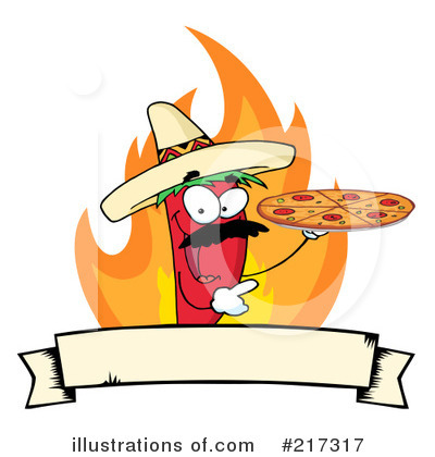 Royalty-Free (RF) Chili Pepper Clipart Illustration by Hit Toon - Stock Sample #217317