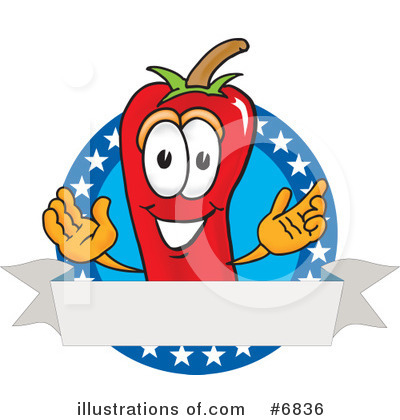 Royalty-Free (RF) Chili Pepper Clipart Illustration by Mascot Junction - Stock Sample #6836