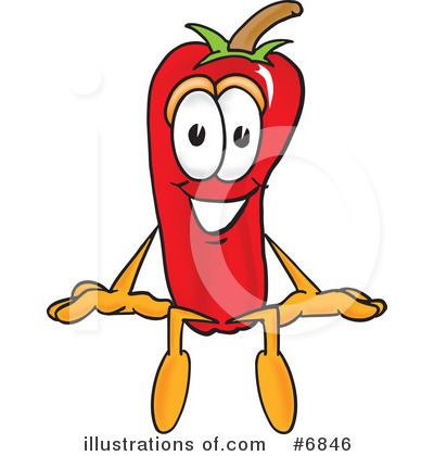 Chili Pepper Clipart #6846 by Toons4Biz