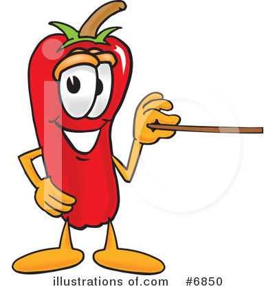 Royalty-Free (RF) Chili Pepper Clipart Illustration by Mascot Junction - Stock Sample #6850