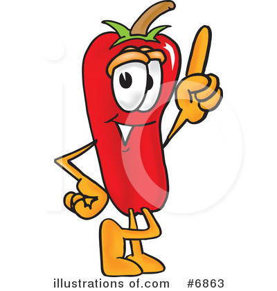 Chili Pepper Clipart #6863 by Toons4Biz