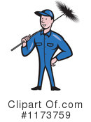 Chimney Sweep Clipart #1173759 by patrimonio