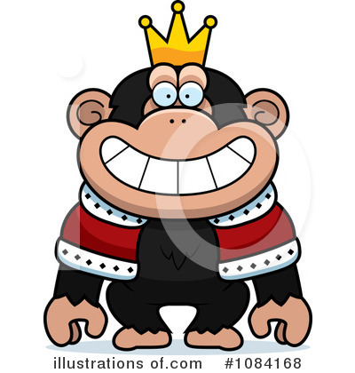 Royalty-Free (RF) Chimp Clipart Illustration by Cory Thoman - Stock Sample #1084168