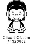 Chimpanzee Clipart #1323802 by Cory Thoman