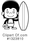 Chimpanzee Clipart #1323810 by Cory Thoman