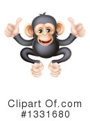 Chimpanzee Clipart #1331680 by AtStockIllustration